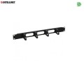 Organizer Kabli Intellient Rack 19" 1U 4x48mm, czarny - 1396761