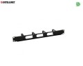 Organizer Kabli Intellient Rack 19" 1U 4x48mm, czarny - 1396763