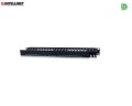 Organizer Kabli Intellient Rack 19" 1U z pokrywą, czarny - 1396770