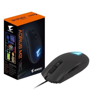 Mysz przewodowa Gigabyte AORUS M2 optyczna Gaming USB czarna