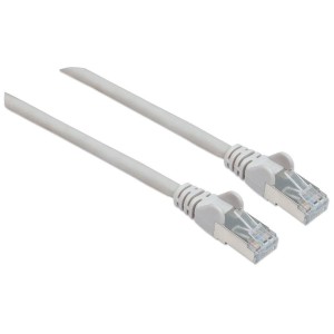 PatchCord 100% miedź Intellinet Cat.6a LZSH S/FTP, 5m, szary