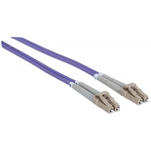 Światłowód krosowy Intellinet LC-LC duplex 50/125 OM4, MM 2m