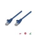 PatchCord 100% miedź Intellinet Cat.5e UTP, 7,5m, niebieski - 981618