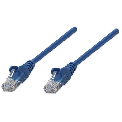 PatchCord 100% miedź Intellinet Cat.5e UTP, 15m, niebieski - 1397378
