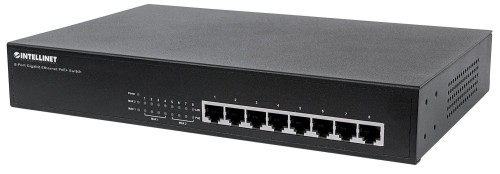 Switch niezarządzalny Intellinet 8x 10/100/1000 Mbps PoE+ 140W Rack 19" - 694186