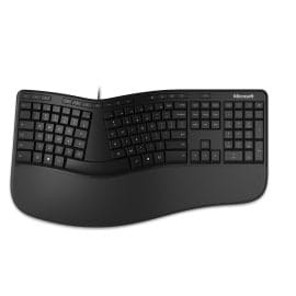 Klawiatura przewodowa Microsoft Ergonomic Keyboard for Business  LXN-00013 Czarna