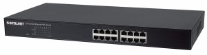 Switch niezarządzalny Intellinet 16x 10/100 Mbps PoE+ 240W Rack 19"