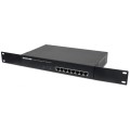 Switch niezarządzalny Intellinet 8x 10/100 Mbps w tym 4x PoE+ 70W Desktop/Rack 19" - 1397843