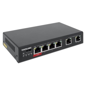 Switch niezarządzalny Intellinet 6x 10/100 Mbps w tym 3x PoE i 1x High-Power PoE Desktop