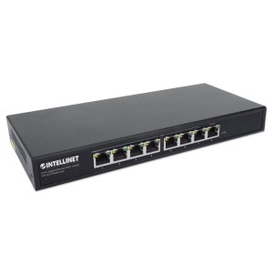 Switch niezarządzalny Intellinet 8x 10/100/1000 Mbps PoE+ 85W zasilanie przez port PoE 90W