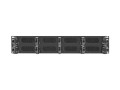 Organizer kabli Lanberg AK-1204-B 19" 2U z 5 uchwytami panel szczotkowany - typ B czarny - 795725
