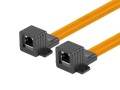 Adapter Lanberg złączka sieciowa przelotka okienna RJ45 kat.5E 17cm - 981728