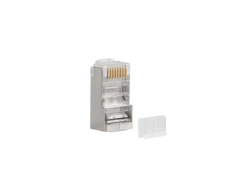 Wtyk sieciowy Lanberg PLS-6000 RJ-45 8P8C kat. 6 FTP 100 sztuk z prowadnicą - 740602