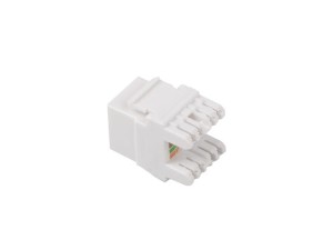 Moduł Keystone Lanberg gniazdo RJ45 -> LSA UTP kat.6 180° do puszki montażowej