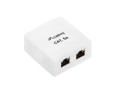 Gniazdo natynkowe Lanberg OS5-0002-W kat.5E ekranowane 2X RJ45 - 1039838
