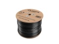 Kabel UTP Lanberg kat. 5e 305m drut Outdoor CU czarny - 1039868
