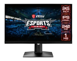 Monitor MSI 24,5" Optix MAG251RX 2xHDMI DP USB-C 3xUSB 2.0 USB-B 2.0
