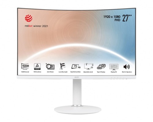 Monitor MSI 27"  Modern MD271CPW HDMI USB-C biały - 1209396