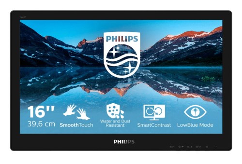 Monitor Philips 15,6" 162B9TN/00 Touch VGA DVI HDMI DP 2xUSB 3.1 głośniki - 1319477