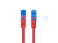 Patchcord Lanberg S/FTP kat.6A 20m LSZH CCA fluke passed czerwony - 981874