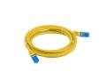 Patchcord Lanberg S/FTP kat.6A 1m LSZH CCA fluke passed żółty - 740245