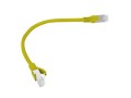 Patchcord Lanberg UTP kat.5e 0,25m żółty - 910229