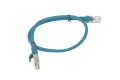 Patchcord Lanberg UTP kat.5e 0,5m niebieski - 910285