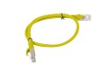 Patchcord Lanberg UTP kat.5e 0,5m żółty - 1039674