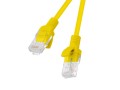 Patchcord Lanberg UTP kat.5e 2m żółty - 1039596