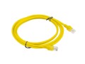 Patchcord Lanberg UTP kat.5e 2m żółty - 1039597