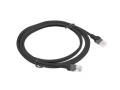 Patchcord Lanberg UTP kat.5e 2m czarny - 1039506