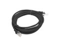 Patchcord Lanberg UTP kat.5e 3m czarny - 740230