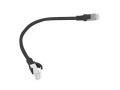 Patchcord Lanberg UTP kat.6 0,25m czarny - 1156923