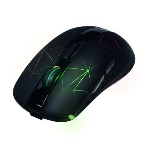 Mysz bezprzewodowa LogiLink ID0171 optyczna WiFi 2,4GHz, 1600 dpi czarno-zielona - 984873