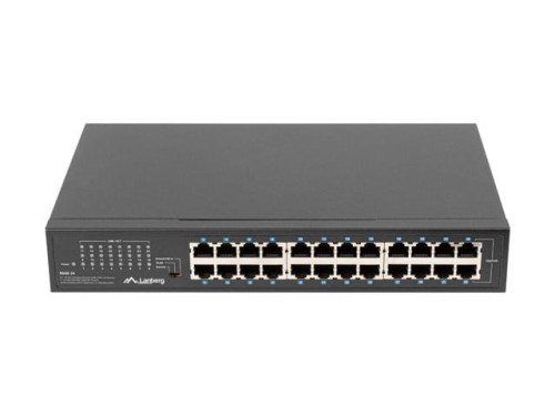 Switch niezarządzalny Lanberg 24x 1Gb Gigabit Ethernet Rack 19" - 1042704