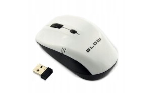 Mysz BLOW Mb-10 84-001# (optyczna; 1000 DPI, 1200 DPI, 1600 DPI; kolor biały