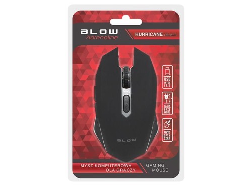 BLOW MYSZ OPTYCZNA ADRENALINE HURRICANE2 CZARNY - 1296913