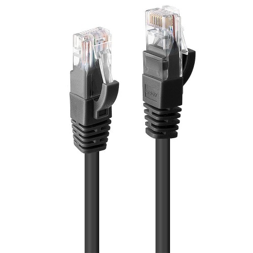 Kabel sieciowy LINDY CAT 6 U/UTP Cable 3m, Czarny - 1399821