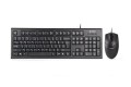 Zestaw przewodowy klawiatura + mysz A4Tech KR-85550 USB czarny - 783165
