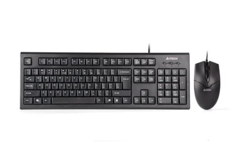Zestaw przewodowy klawiatura + mysz A4Tech KR-85550 USB czarny - 783165