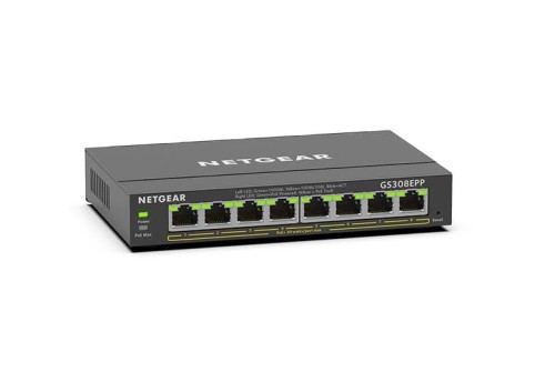 Switch zarządzalny Netgear GS308EPP SOHO Plus 8x1G PoE+ 123W - 1399970