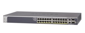 Switch zarządzalny Netgear S3300-28X-PoE+ (GS728TXP) 24x1G PoE+ 195W 2x10G 2xSFP+