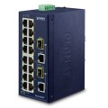 Switch niezarządzalny Planet IFGS-1822TF 16-Port 100-TX/2x 1Gb SFP przemysłowy - 911437