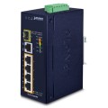 Switch niezarządzalny Planet IGS-614HPT 4x 1Gb RJ-45 PoE/1x 1Gb RJ-45/1x SFP przemysłowy - 911440
