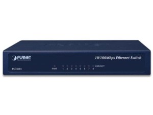 Switch niezarządzalny Planet FSD-803 8-Port 100Mb/s SOHO Desktop