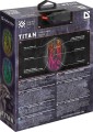 Mysz przewodowa Defender TITAN GM-650L 6400dpi Gaming 6P RGB + GRA - 1400078