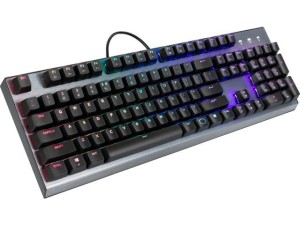 Klawiatura przewodowa Cooler Master CK350 RGB Outemu Blue Gaming czarna