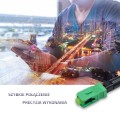 Szybkozłącze światłowodowe Qoltec SC/APC | Singlemode | 0.9mm | Zestaw 10 szt. - 1400413