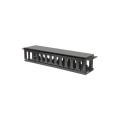 Organizer Kabli Techly Rack 19" 2U, czarny - 1400459