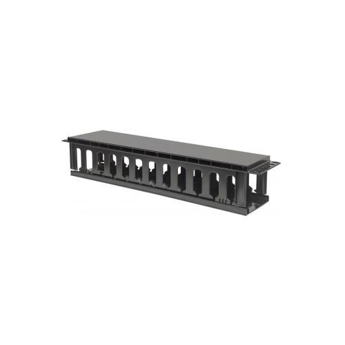 Organizer Kabli Techly Rack 19" 2U, czarny - 1400459